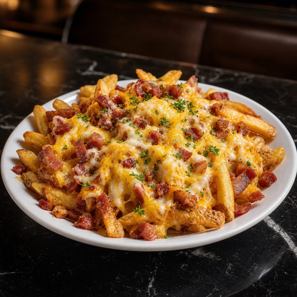 Bacon Cheese Fries.