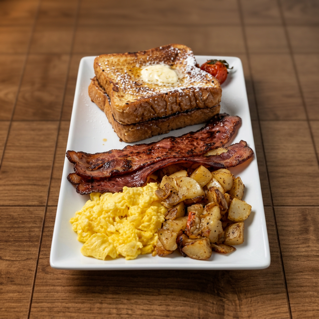 Bistro Big Breakfast (Waffles).