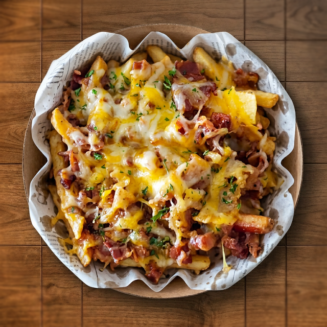 Bacon Cheese Fries.